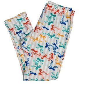 Dot Dot Smile Colorful Coquette Bow Pattern Leggings Girls Toddlers Size 2T LLR